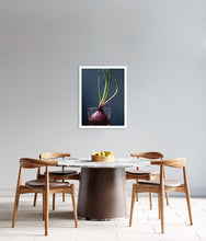 Load image into Gallery viewer, Purple and green onion inside a glass
